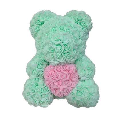 Eternal Rose Hug – Romantic Flower Teddy Gift