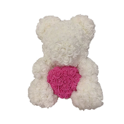 Eternal Rose Hug – Romantic Flower Teddy Gift