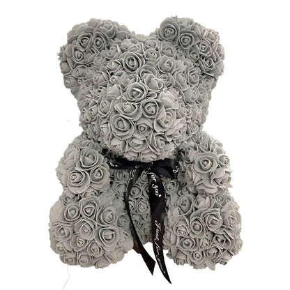 Eternal Rose Hug – Romantic Flower Teddy Gift