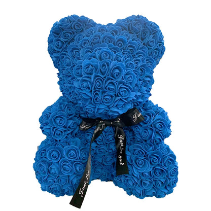 Eternal Rose Hug – Romantic Flower Teddy Gift