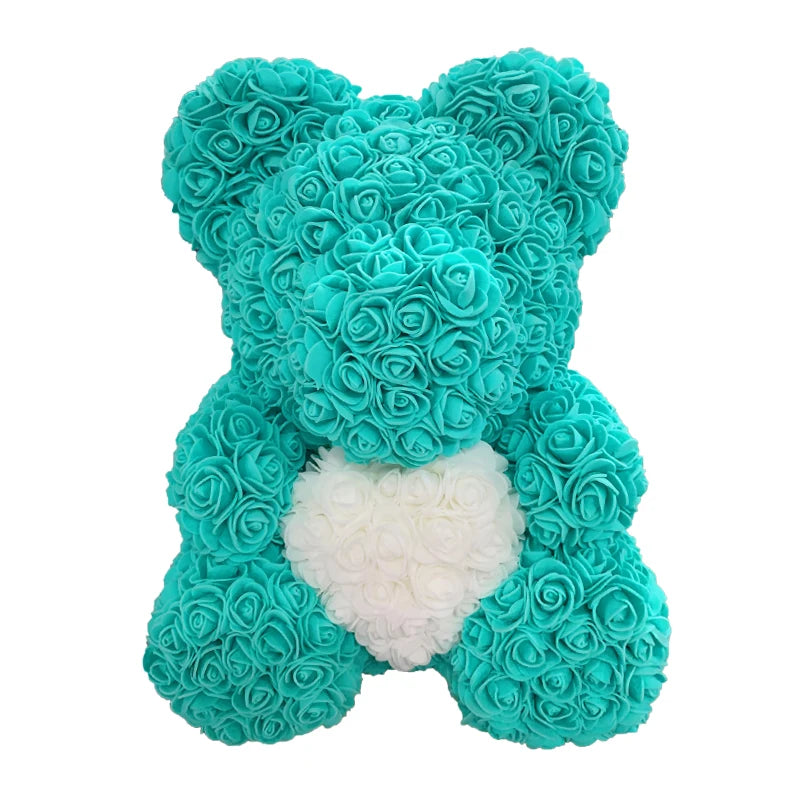 Eternal Rose Hug – Romantic Flower Teddy Gift