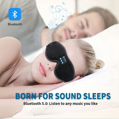 DreamSync Bluetooth Sleep Mask – 3D Eye Mask with HD Speakers for Restful Nights