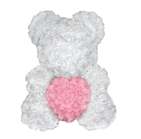 Eternal Rose Hug – Romantic Flower Teddy Gift