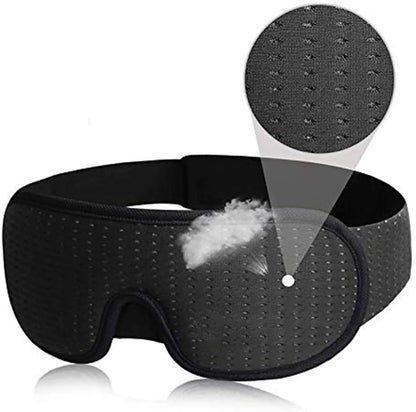 SilentNight 3D Eye Mask – Soft Padded Blindfold for Perfect Rest