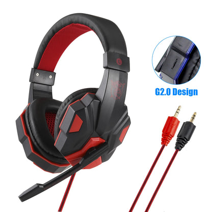 Radiance Pro Wired Gaming Headphones – LED Light & Stereo Sound for PC & Console