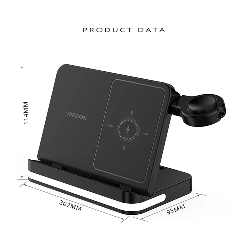 FusionCharge Station – 6-in-1 Fast Wireless Charging Dock