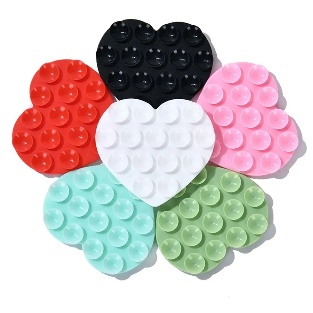 CupidGrip – Heart-Shaped Silicone Suction Phone Mount