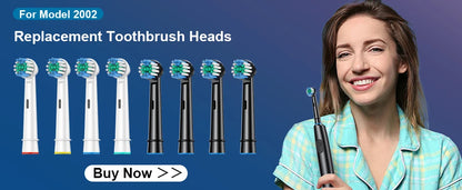 PureBrush Pro – Rechargeable Rotary Electric Toothbrush with 4 Soft Heads