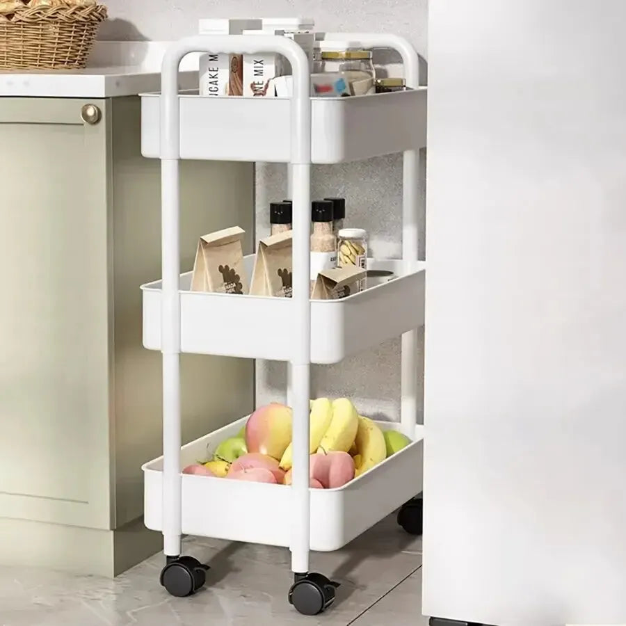 EasyRoll Compact Storage Cart – Mobile Organiser for Any Room