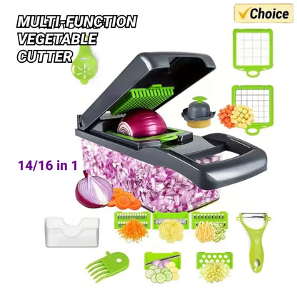 ChopMate Pro – 16-in-1 Multifunctional Food Chopper & Slicer