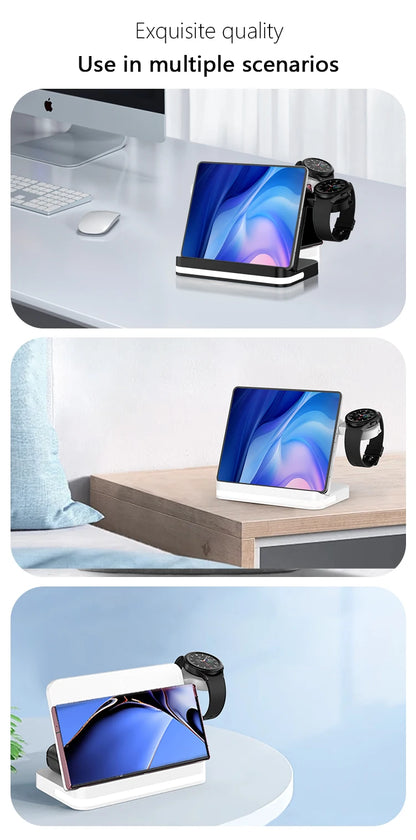 FusionCharge Station – 6-in-1 Fast Wireless Charging Dock