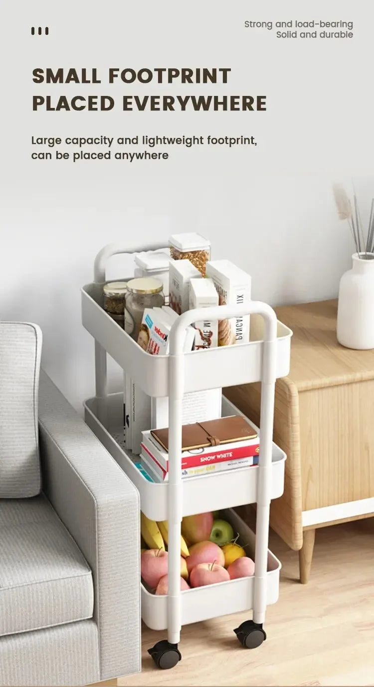 EasyRoll Compact Storage Cart – Mobile Organiser for Any Room