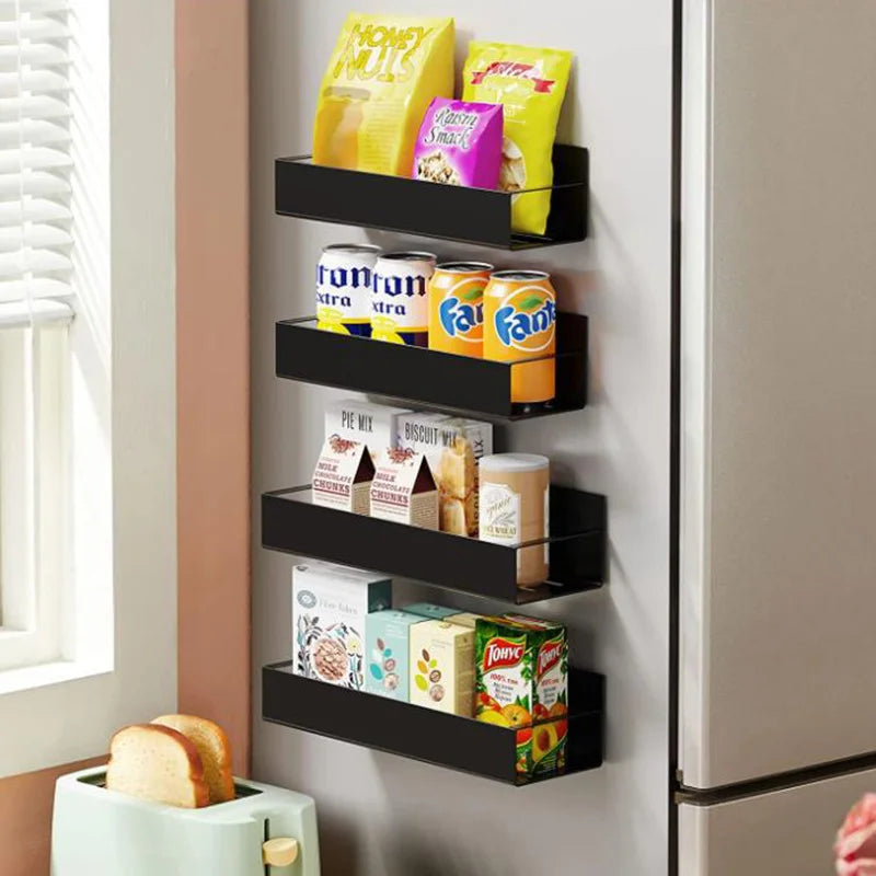 MagniStore Fridge Rack – Magnetic Kitchen Organiser for Side Wall Storage