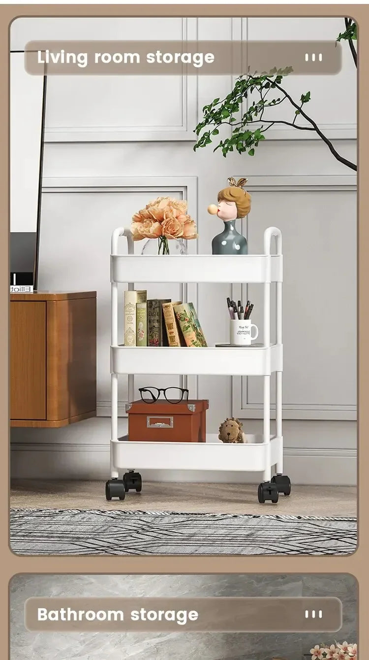 EasyRoll Compact Storage Cart – Mobile Organiser for Any Room