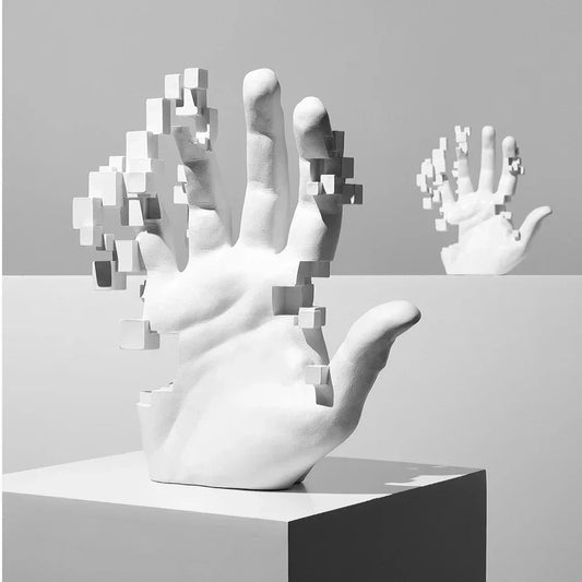 Gesture of Elegance: Abstract Hand Sculpture