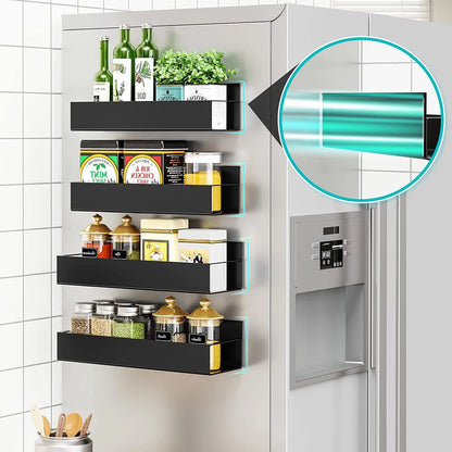 MagniStore Fridge Rack – Magnetic Kitchen Organiser for Side Wall Storage