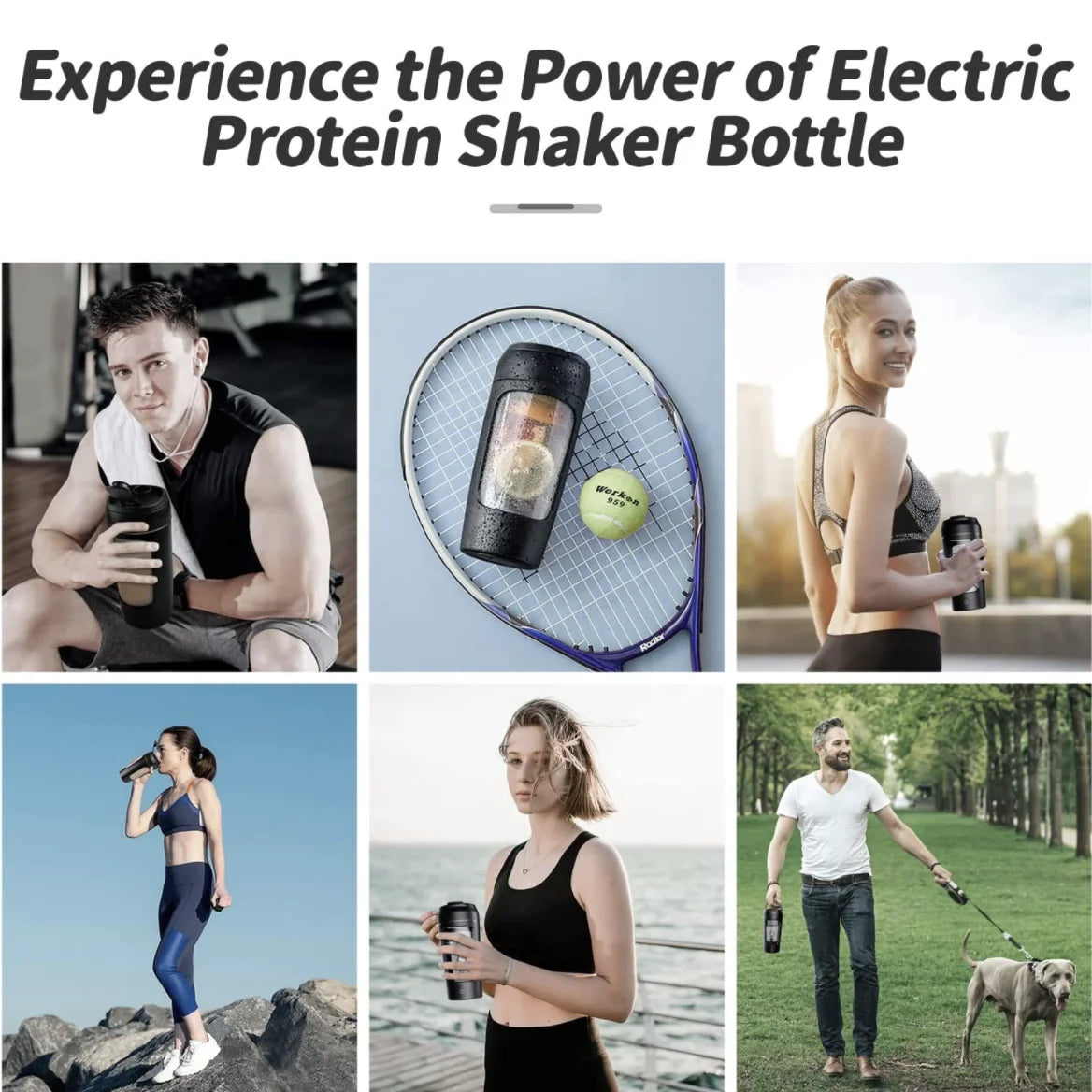 ProBlend 500 – Electric Shaker & Blender for Gym & Outdoors