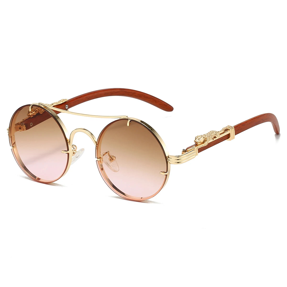 Retro Luxe: Vintage Round Sunglasses