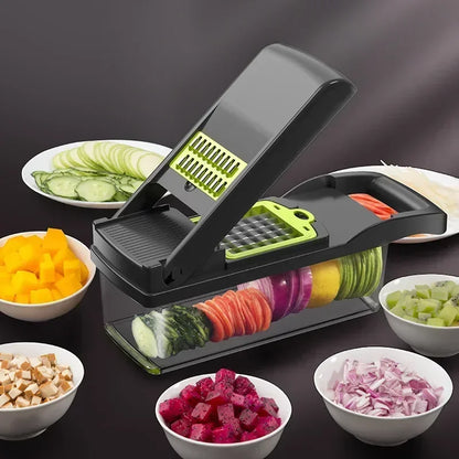 ChopMate Pro – 16-in-1 Multifunctional Food Chopper & Slicer