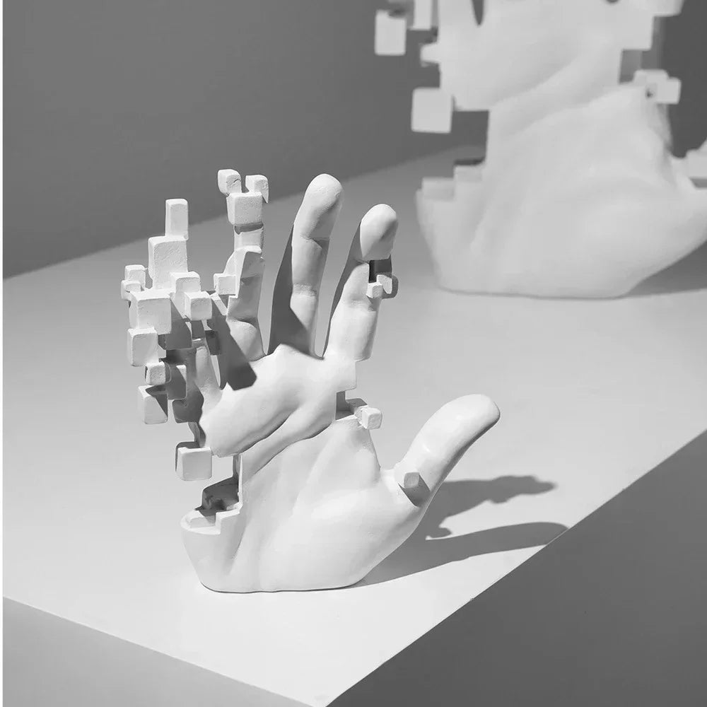 Gesture of Elegance: Abstract Hand Sculpture