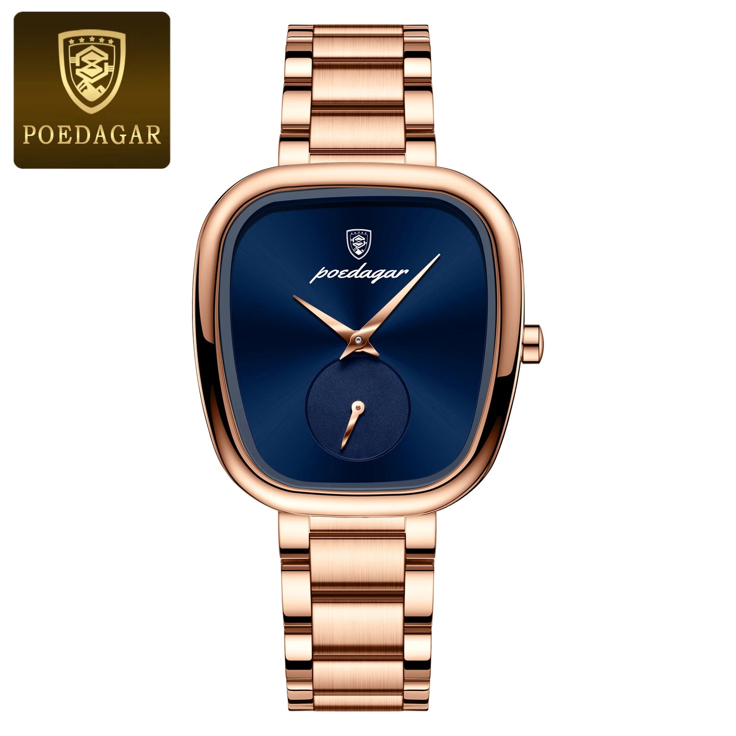 EternaLuxe: POEDAGAR Women's Waterproof Stainless Steel Watch