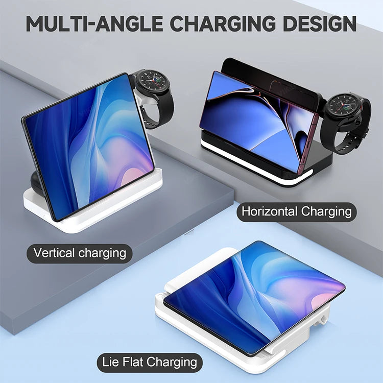 FusionCharge Station – 6-in-1 Fast Wireless Charging Dock