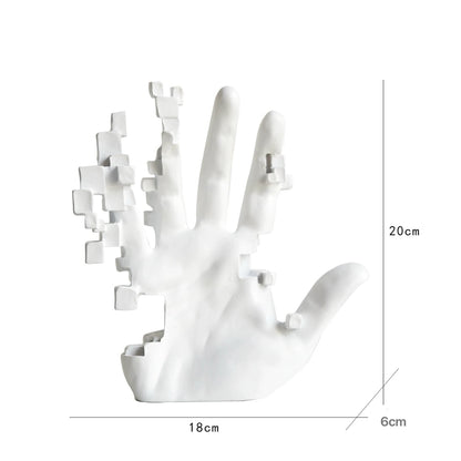 Gesture of Elegance: Abstract Hand Sculpture