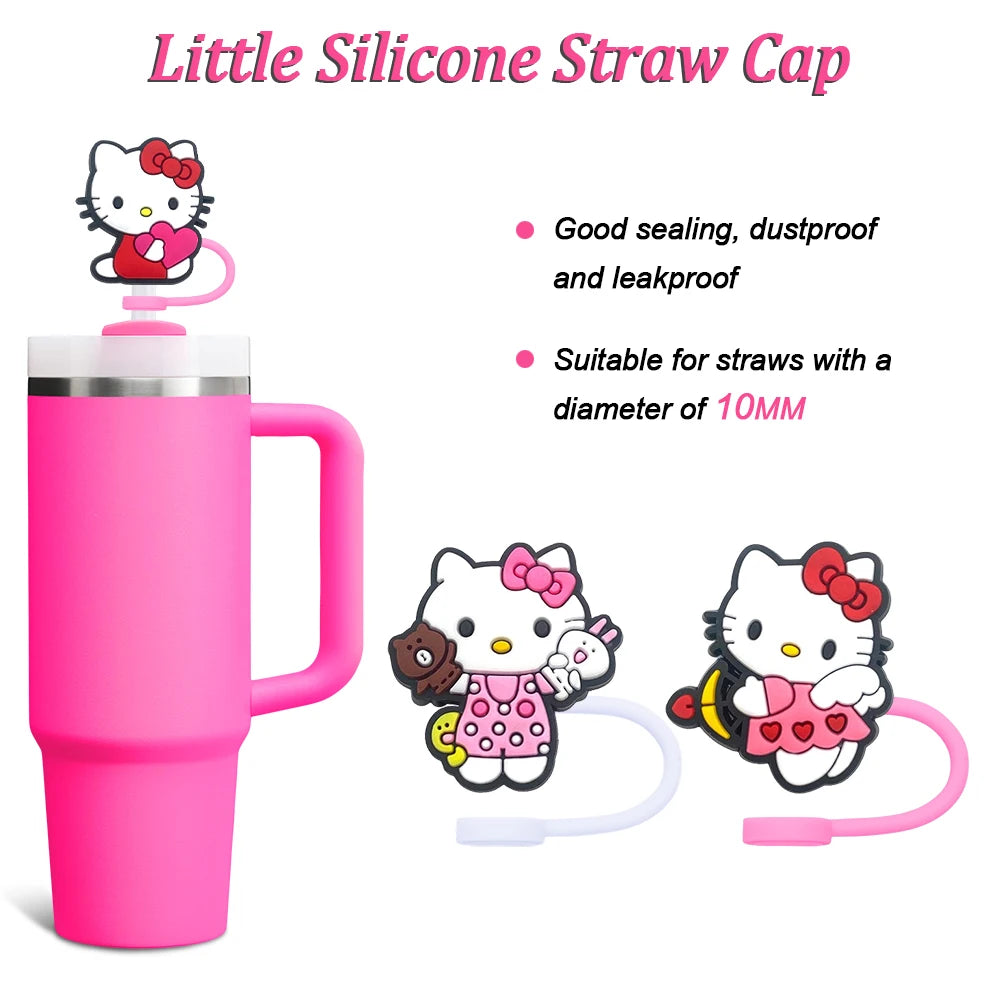 KittySip Cap – Adorable Splash Proof Straw Cover