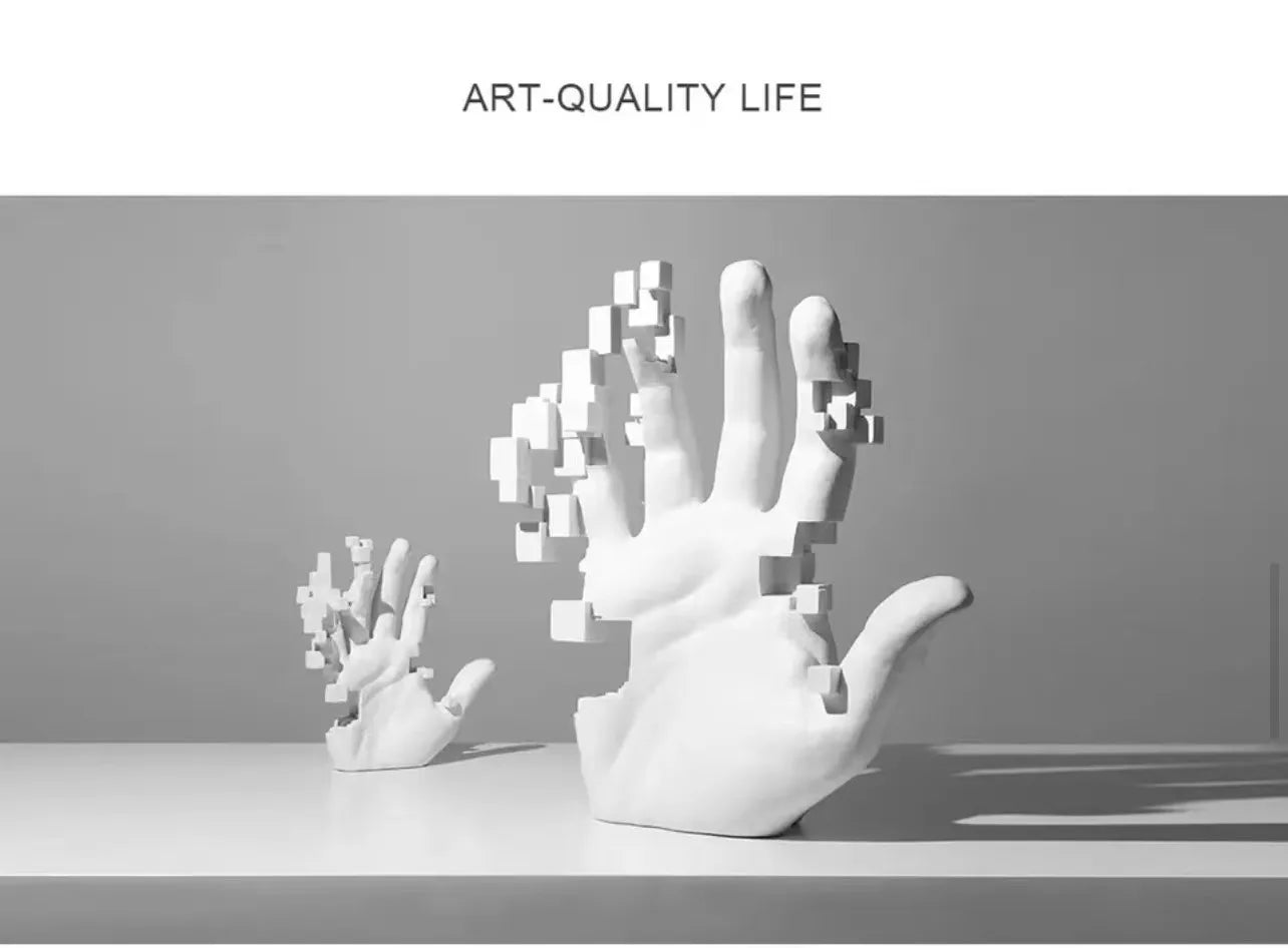 Gesture of Elegance: Abstract Hand Sculpture