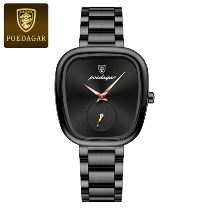 EternaLuxe: POEDAGAR Women's Waterproof Stainless Steel Watch