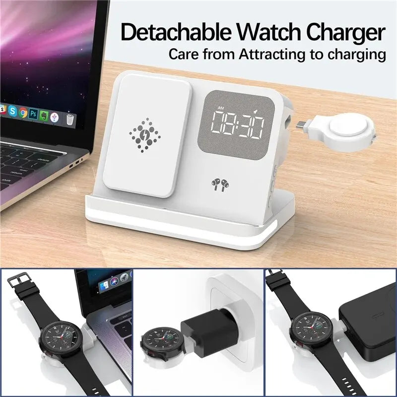 FusionCharge Station – 6-in-1 Fast Wireless Charging Dock