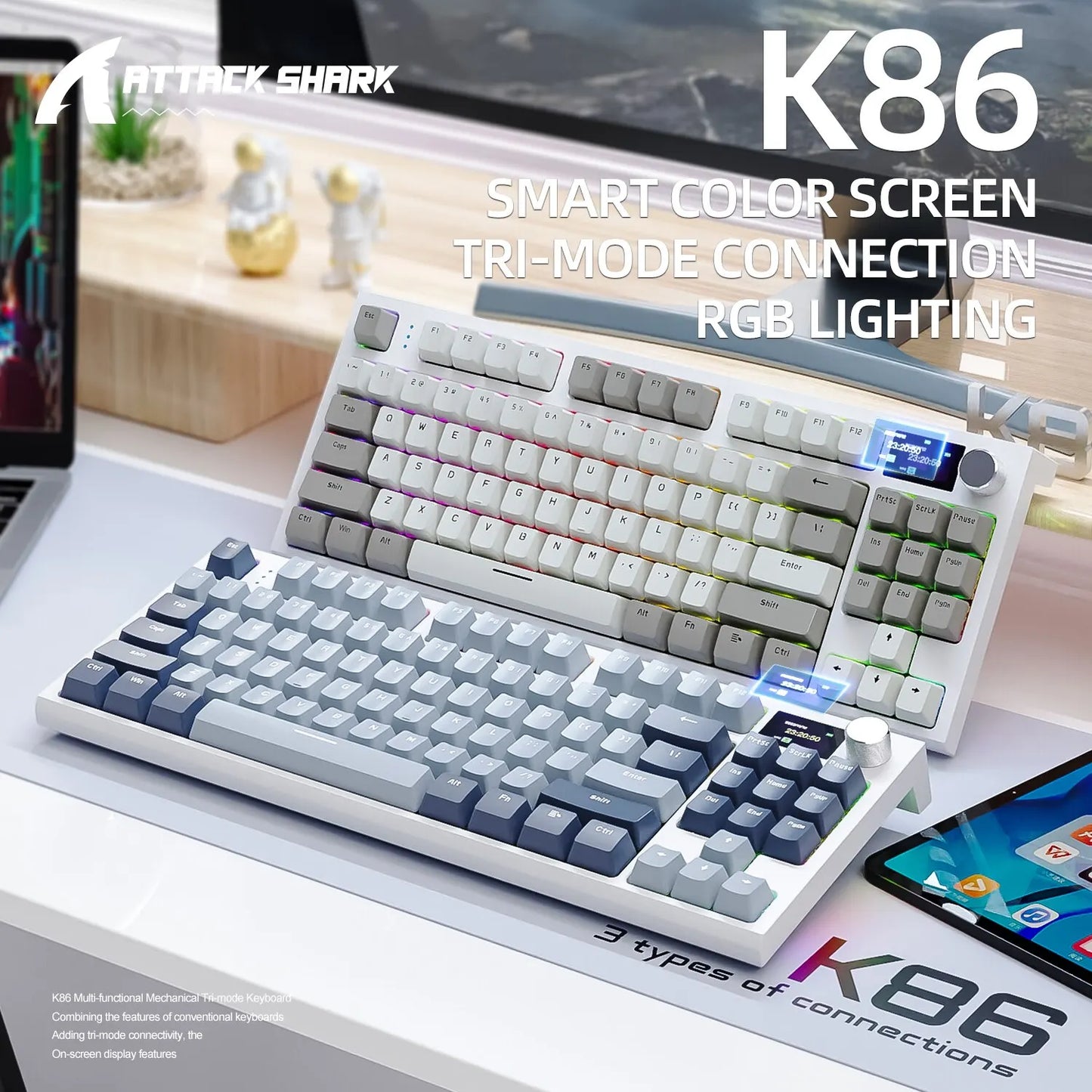 K86 ProFlex Wireless Mechanical Keyboard