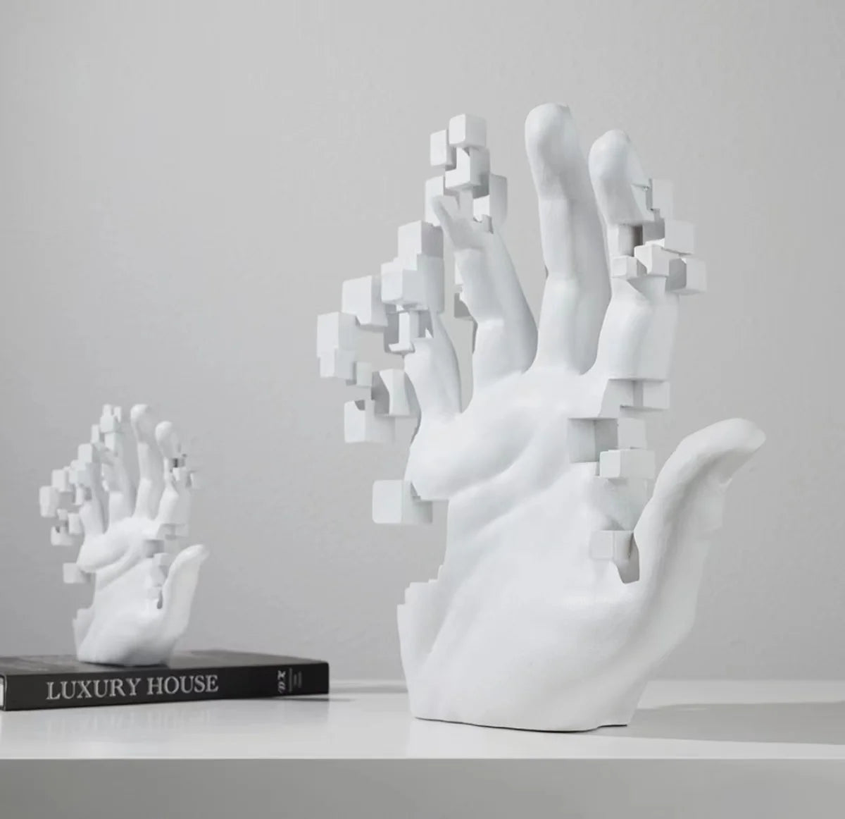 Gesture of Elegance: Abstract Hand Sculpture