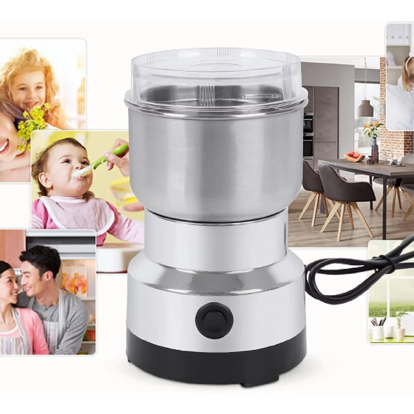 GrindMaster Pro – Electric Coffee & Spice Grinder for Home Use