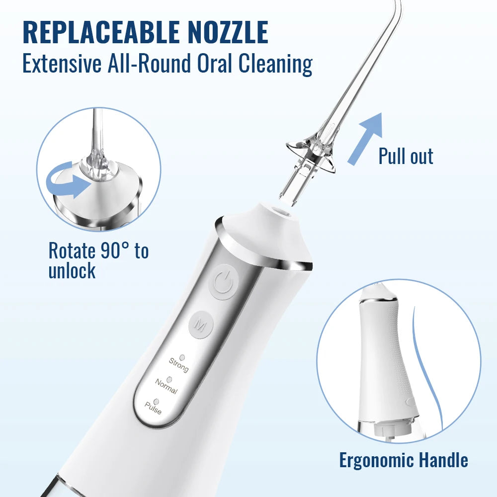 HydroSmile Dental Flossing System – Advanced Water Jet with 3 Modes