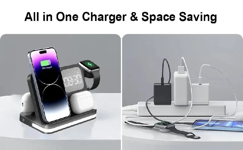 FusionCharge Station – 6-in-1 Fast Wireless Charging Dock